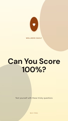 Care · Cream hook quiz video template preview