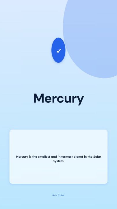 Care · Glacier answer quiz video template preview