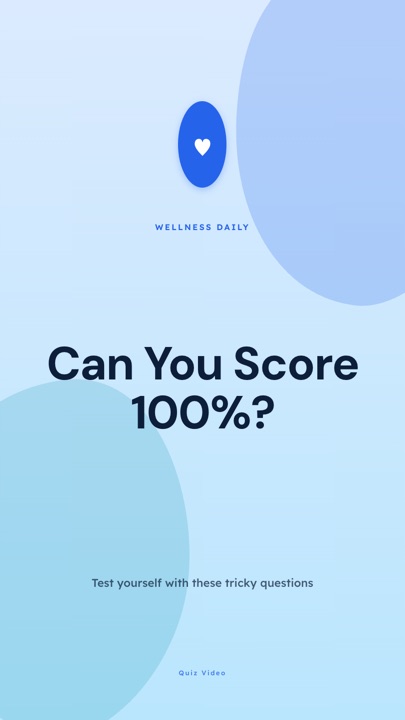 Care · Glacier hook quiz video template preview