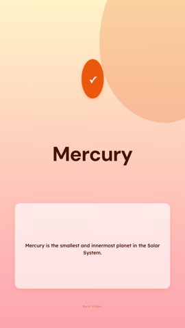 Care · Peach answer quiz video template preview