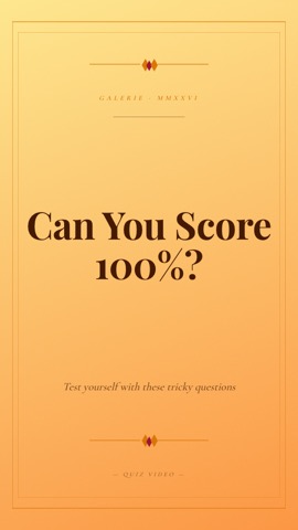 Museum · Apricot hook quiz video template preview