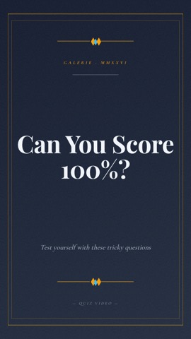 Museum · Slate hook quiz video template preview