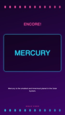 Karaoke · Disco answer quiz video template preview