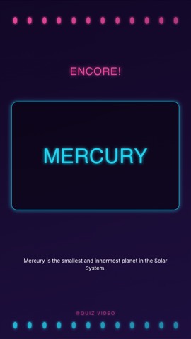 Karaoke · Cyber answer quiz video template preview