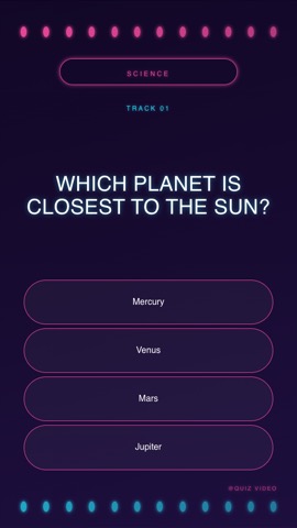 Karaoke · Cyber quiz video template preview