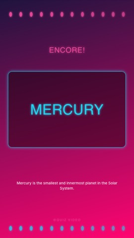 Karaoke · Miami answer quiz video template preview