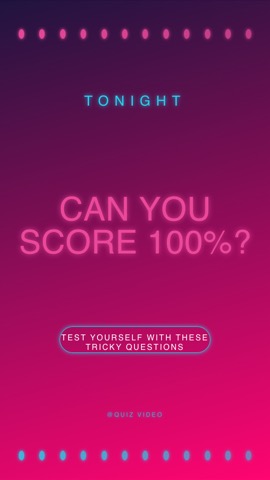 Karaoke · Miami hook quiz video template preview