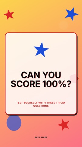 Kids · Rainbow hook quiz video template preview