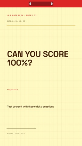 Lab · Butter hook quiz video template preview