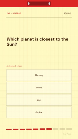 Lab · Butter quiz video template preview