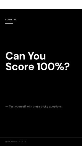 Lecture · Noir hook quiz video template preview