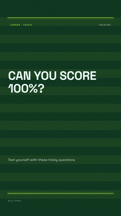 Ledger · Forest hook quiz video template preview