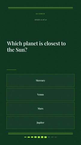 Legal · Forest quiz video template preview