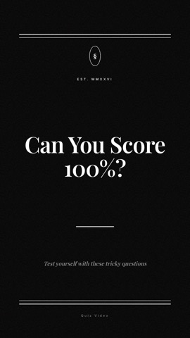 Legal · Noir hook quiz video template preview