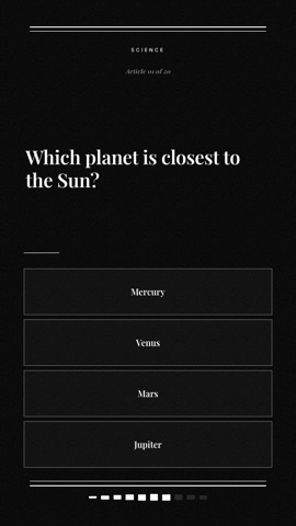 Legal · Noir quiz video template preview