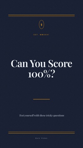 Legal · Slate hook quiz video template preview