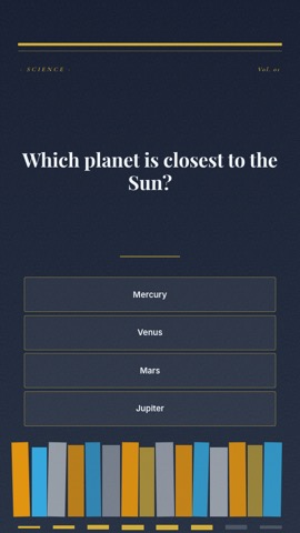Library · Slate quiz video template preview