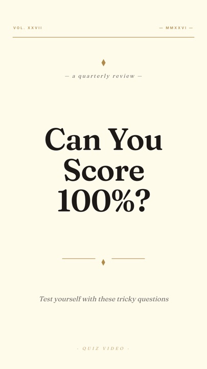 Lit · Cream hook quiz video template preview