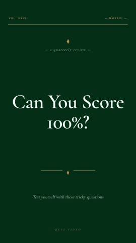 Lit · Forest hook quiz video template preview
