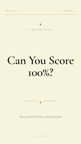Lit · Parchment hook quiz video template preview