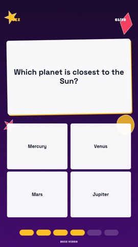 Locker · Arcade quiz video template preview