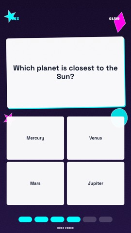 Locker · Cyberpunk quiz video template preview