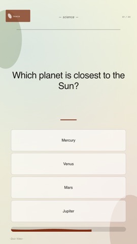 Lofi · Parchment quiz video template preview
