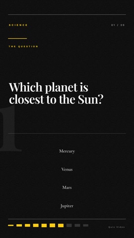 Fashion · Obsidian quiz video template preview