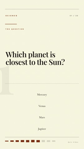 Fashion · Parchment quiz video template preview