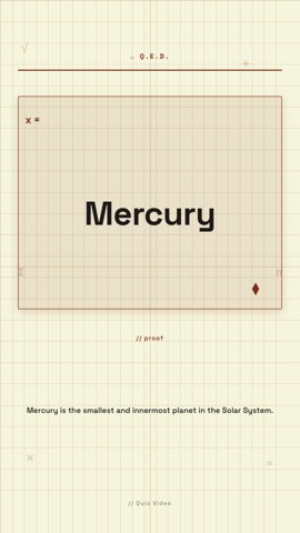 Math · Parchment answer quiz video template preview