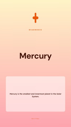 Clinic · Peach answer quiz video template preview