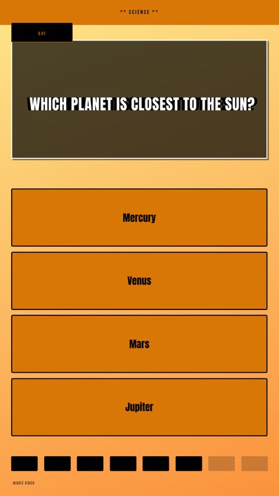 Meme · Apricot quiz video template preview
