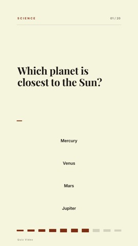 Editorial · Parchment quiz video template preview