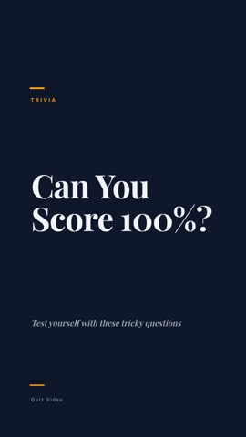 Editorial · Slate hook quiz video template preview