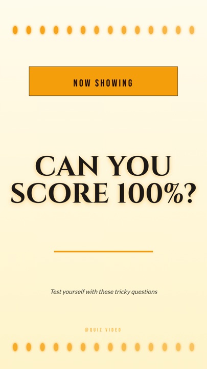 Movie · Drive-In hook quiz video template preview