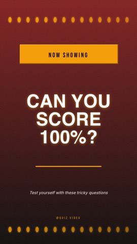 Movie · Premiere hook quiz video template preview