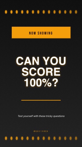 Movie · Cineplex hook quiz video template preview