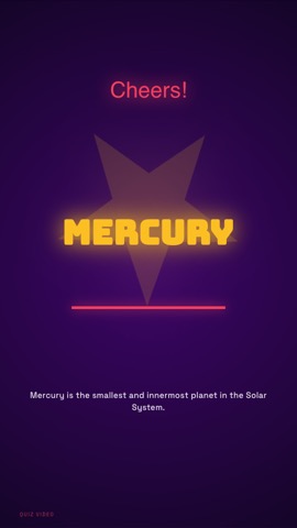 Neon Bar Sign · Arcade answer quiz video template preview