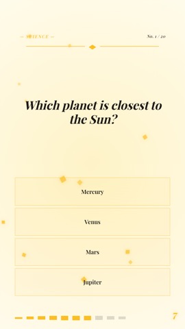 New Years · Cream quiz video template preview