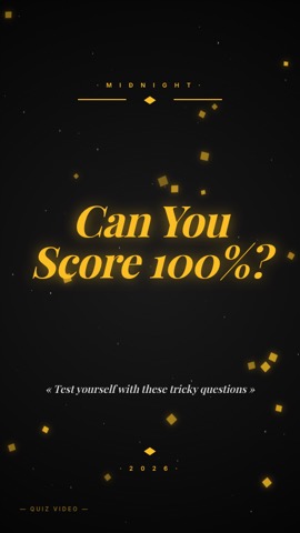 New Years · Obsidian hook quiz video template preview