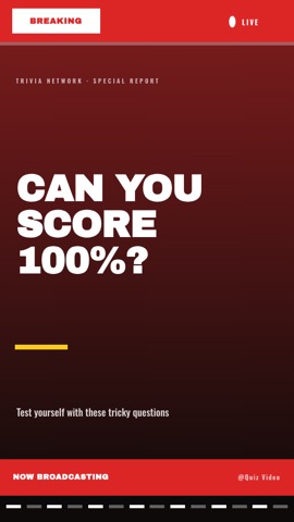 Newsroom · Fire hook quiz video template preview