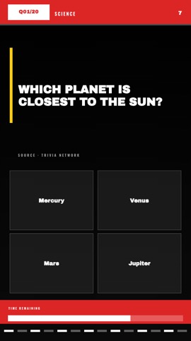Newsroom · Noir quiz video template preview