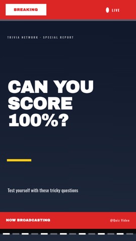 Newsroom · Slate hook quiz video template preview