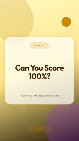 Pastel · Butter hook quiz video template preview