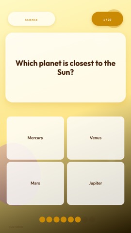 Pastel · Butter quiz video template preview