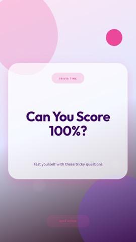Pastel · Cotton Candy hook quiz video template preview