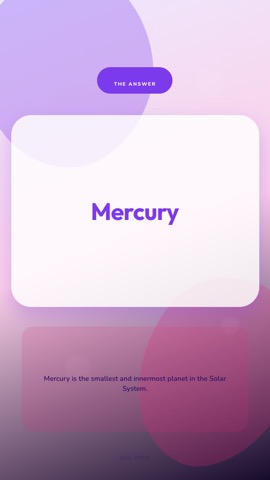 Pastel · Lavender answer quiz video template preview