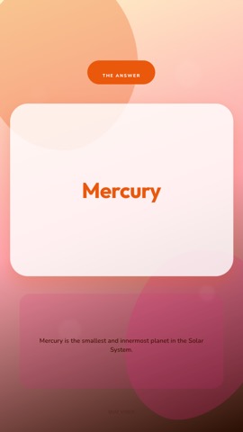 Pastel · Peach answer quiz video template preview