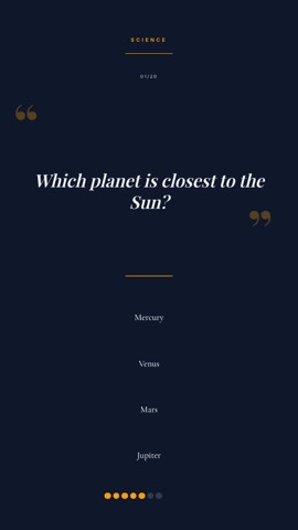 Quote · Slate quiz video template preview