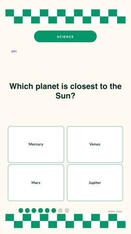Picnic · Garden quiz video template preview